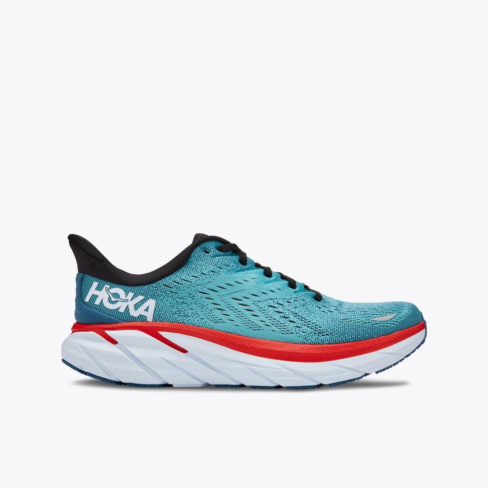 Women's Clifton 8 - Real Teal / Aquarelle