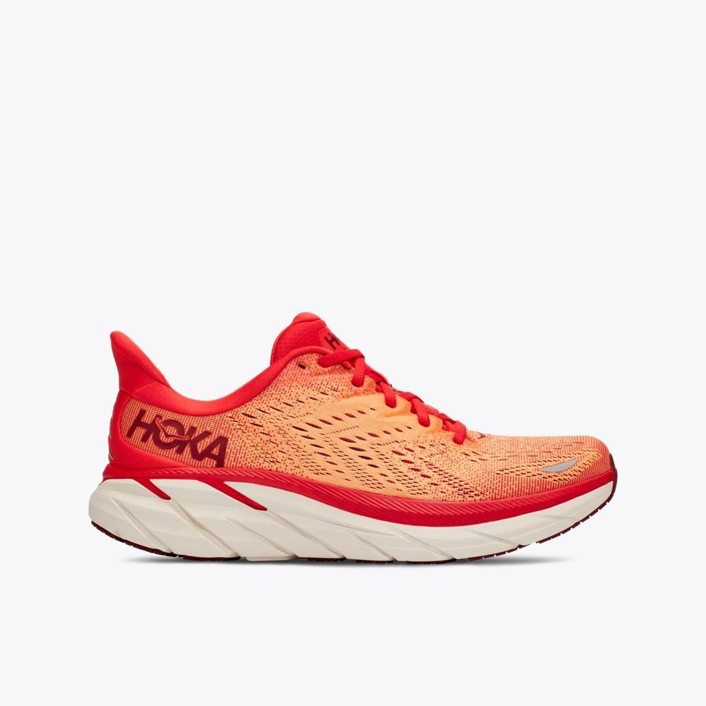 Women's Clifton 8 - Fiesta / Blazing Orange